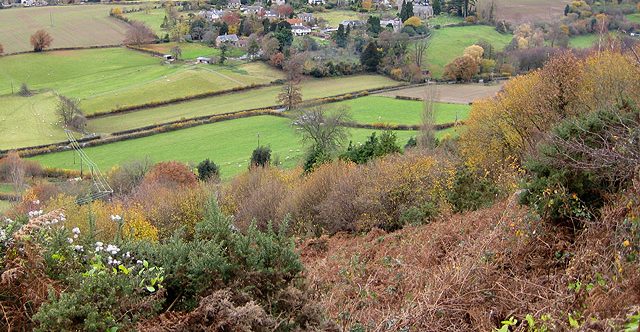 View of Goodrich from Coppett Hill