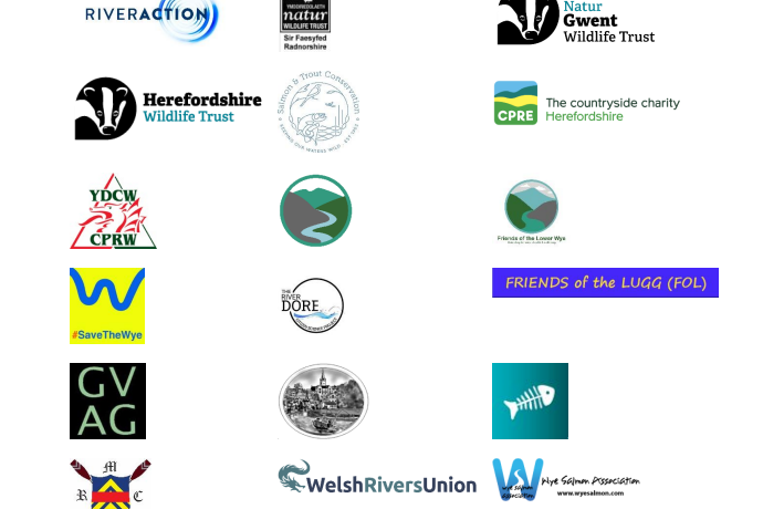 The logos of all the organisations collaborating in this letter