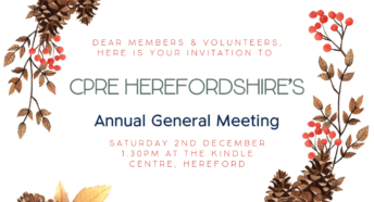 CPRE Herefordshire AGM Invitation