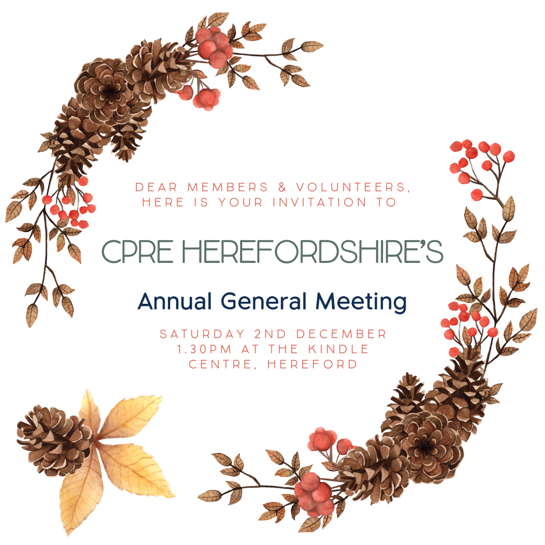 CPRE Herefordshire AGM Invitation